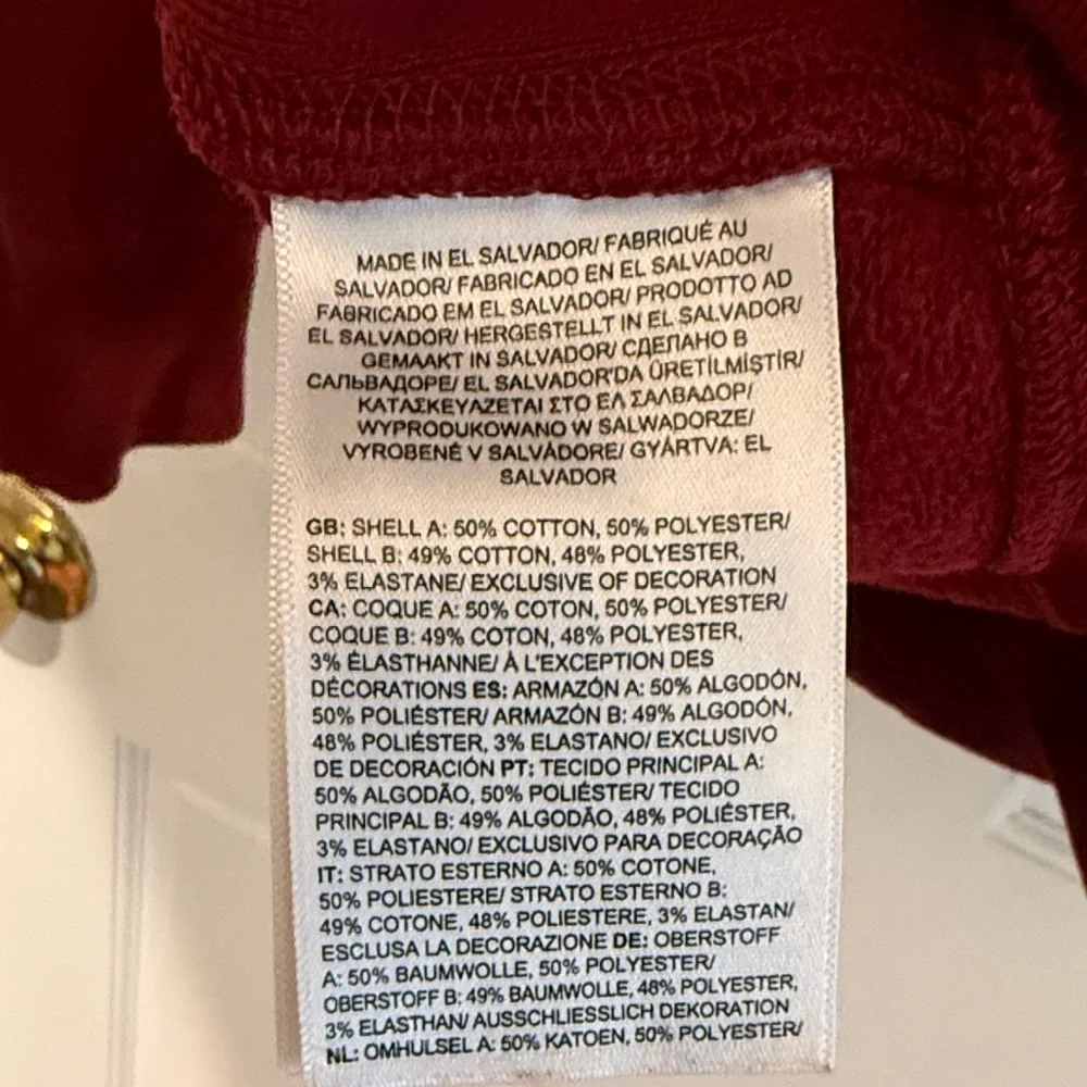 The North Face Burgundy Hoodie – Size M